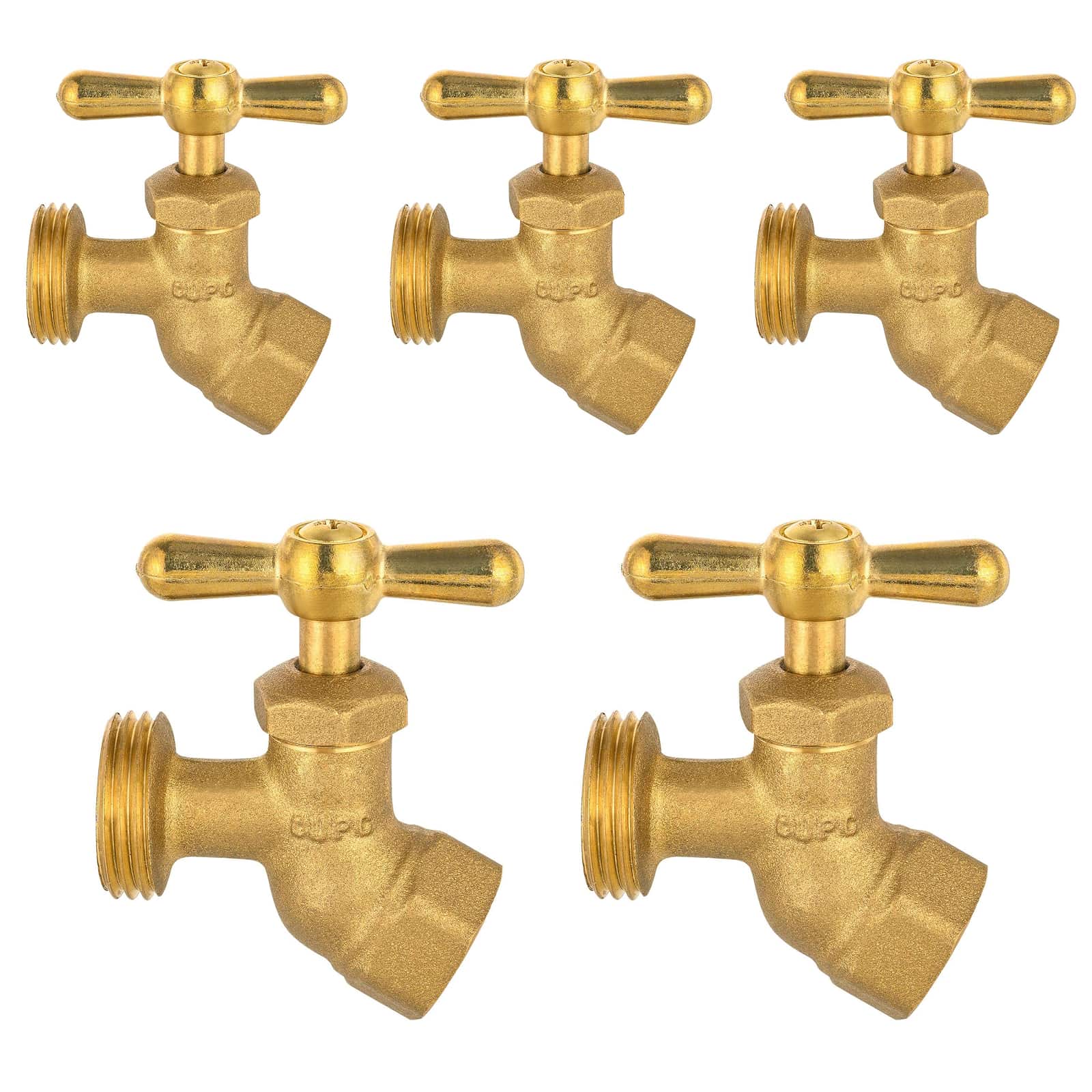 fip x mht brass no kink hose bibb lead free 7