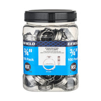 pex clamp rings 3/4" (100) in bottle