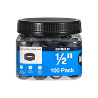 pex copper rings 1/2" (100) in bottle