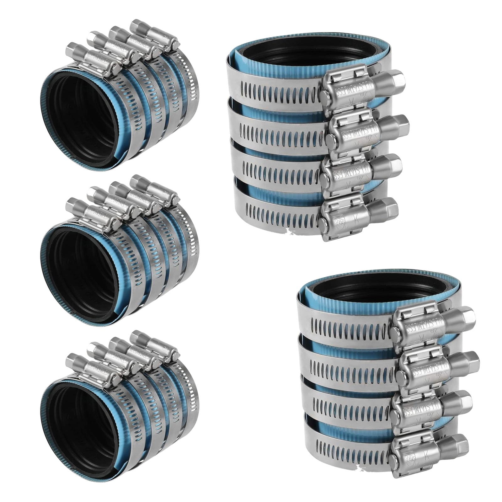 Heavy-Duty No HUB Couplings - Pick Size to Add