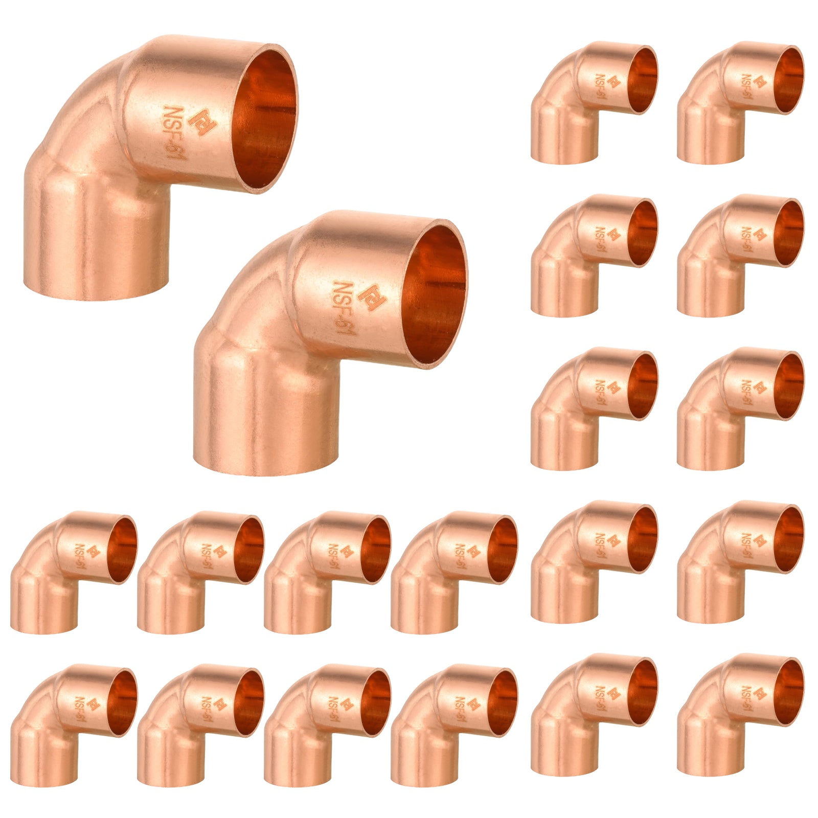 copper 90 long turn elbow pick size to add 5