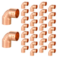 30-Pack 5/8" Copper 90° Long Turn Elbow