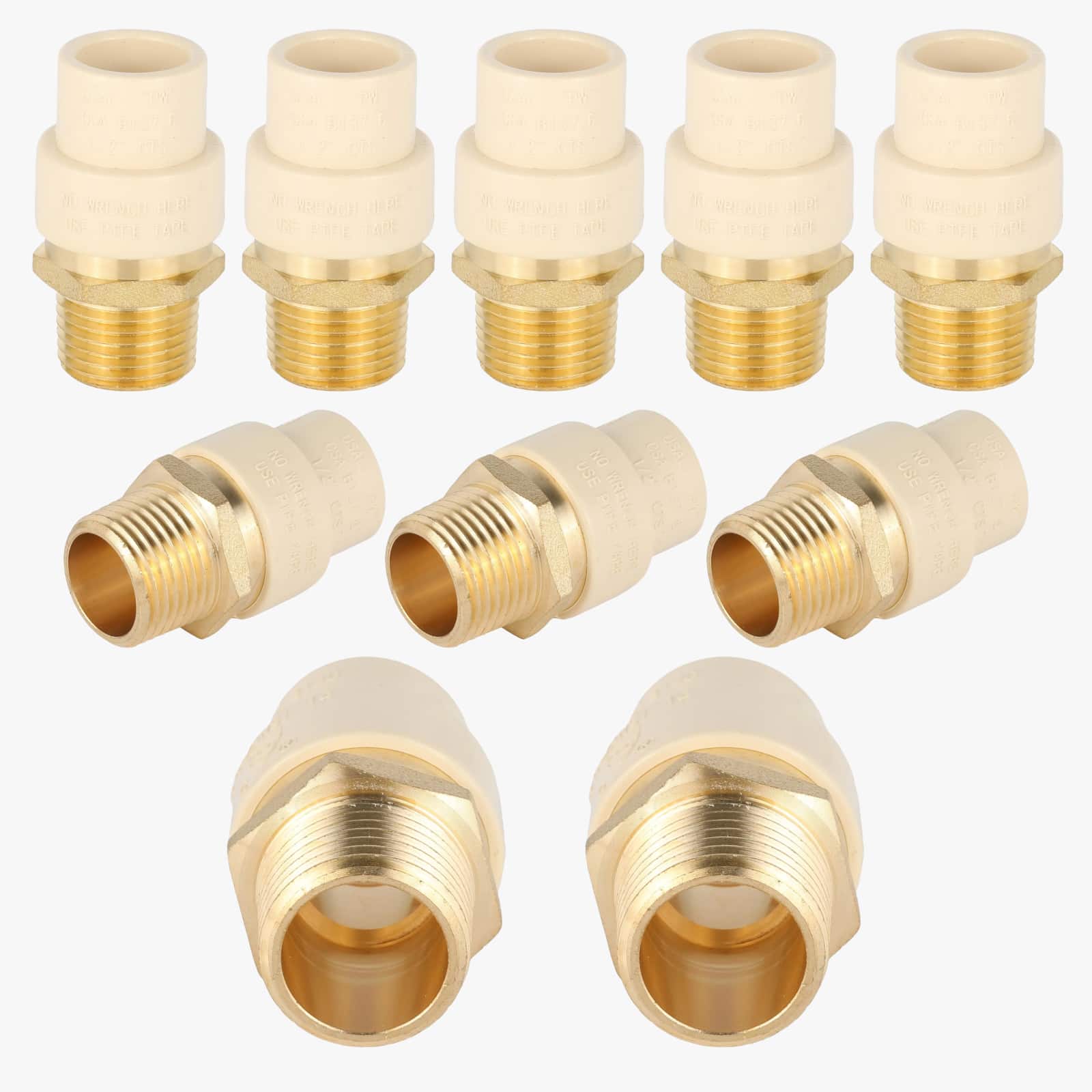 cpvc x male brass adapter lead free 7