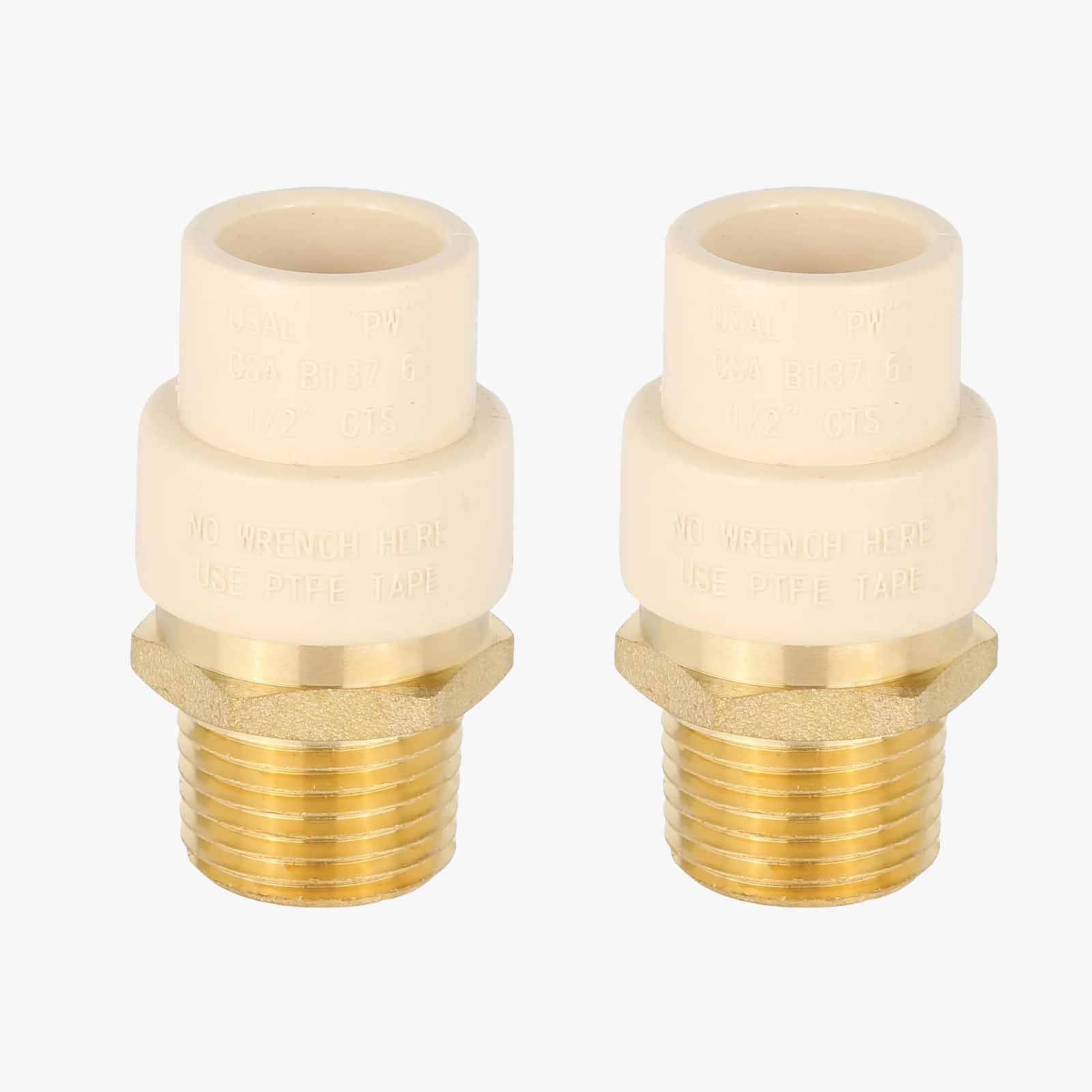 cpvc x male brass adapter lead free 5