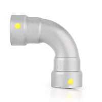 1/2" carbon press 90° elbow 3