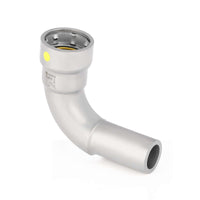 1/2" carbon press 90° street elbow 2