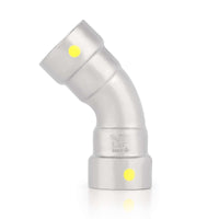 1/2" carbon press 45° elbow 3