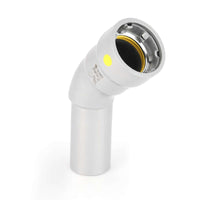 1/2" carbon press 45° street elbow