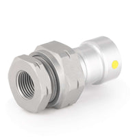 1/2" carbon press female union