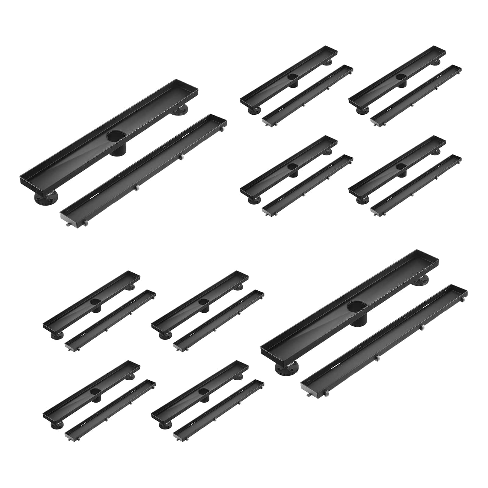 linear shower drain comes with 2 in 1 panels tile insert shower drain equipped with adjustableft hair filters 11