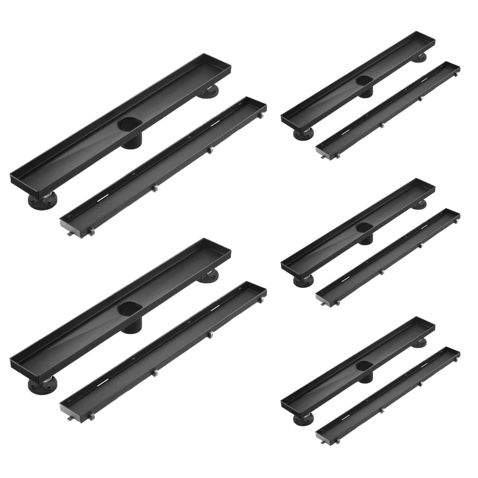 linear shower drain comes with 2 in 1 panels tile insert shower drain equipped with adjustableft hair filters 10