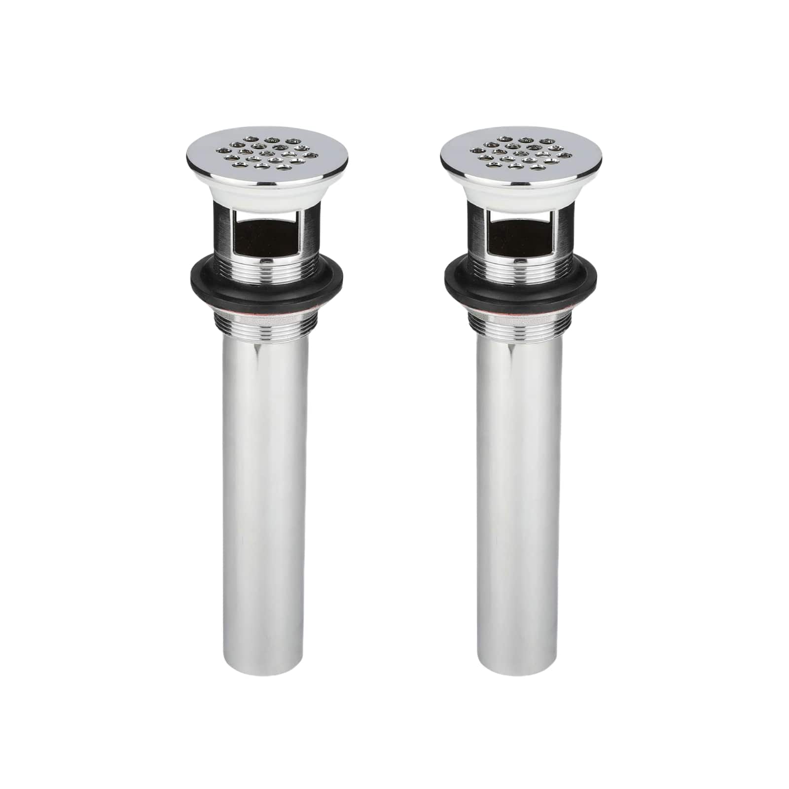 bathroom sink overflow drain assembly chrome plated 7