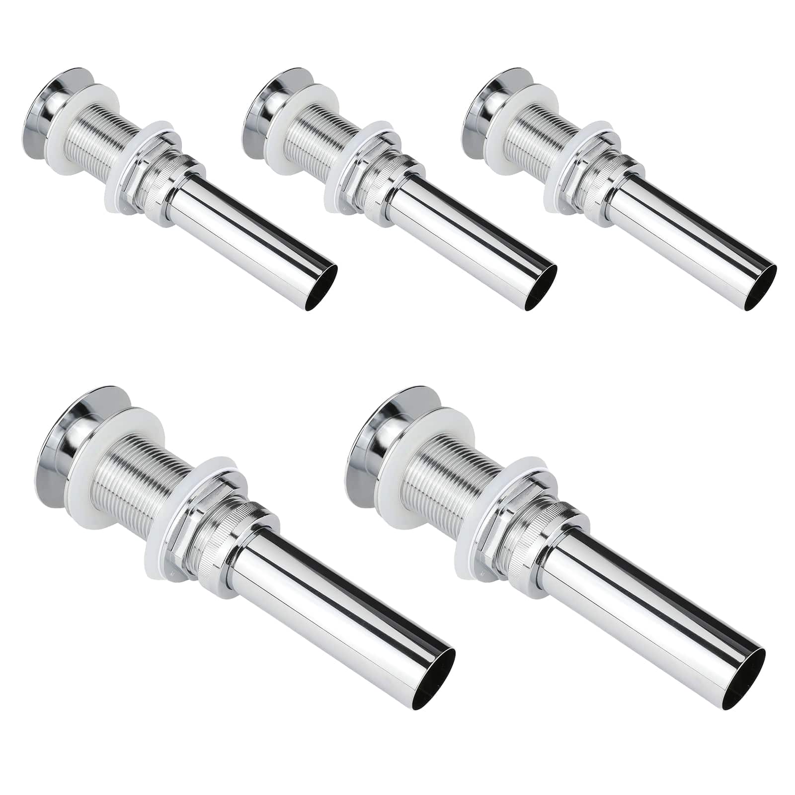 bathroom sink overflow drain assembly chrome plated 11