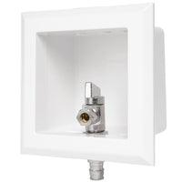1/2" pex expansion (f1960) inlet, dishwasher outlet box