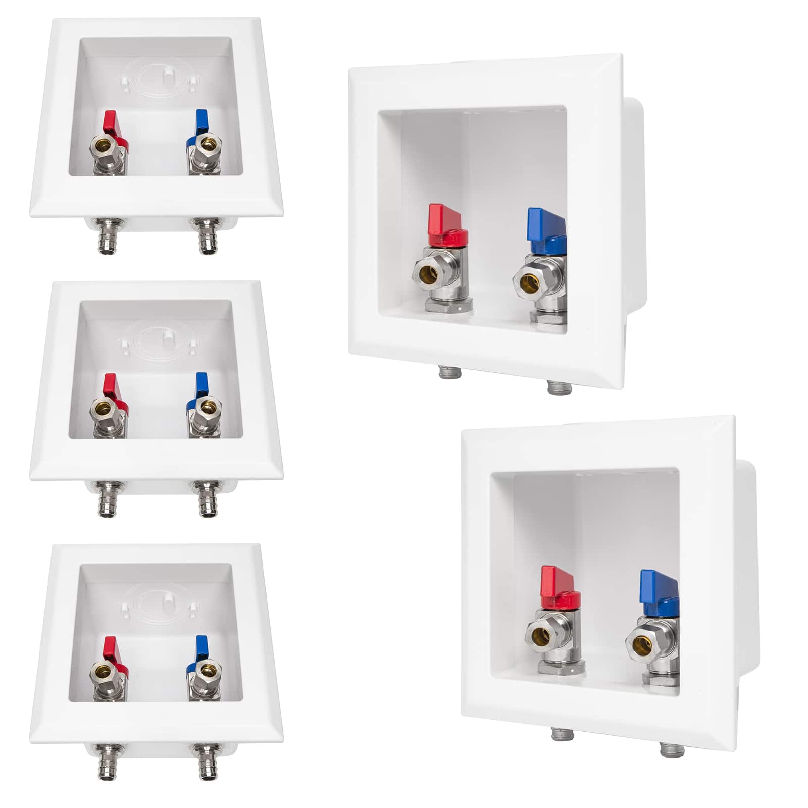 pex crimp f1807 inlet with installed turn ball valve 6