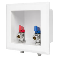 pex crimp f1807 inlet with installed turn ball valve