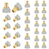30 pcs pex a expansion 3/4" pex 1/2" female npt swivel adapter wholesale