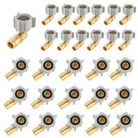 30 pcs pex a expansion 1/2" pex 1/2" swivel elbow wholesale