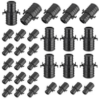 30-Pack PEX-B Crimp 1" x 3/4" PPSU PEX Coupling w/tabs