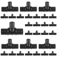 30 pcs pex-b crimp 3/4" 3/4" 1/2" ppsu tee