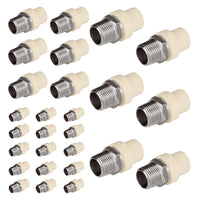 30-Pack 3/4" CPVC x Male Stainless Steel Adapter (Lead Free)