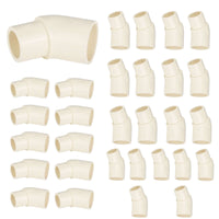 30 pcs 1" cpvc cts 45° street elbow (spigot socket)