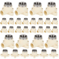 30 pcs 1/2" cpvc female npt (stainless steel) drop-ear elbow