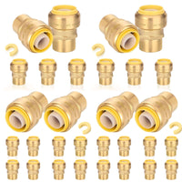 30 pcs 1" 3/4" f push fit female adapter