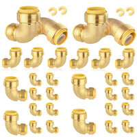 30-Pack 1" x 3/4" Push Fit Elbow