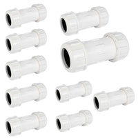 10 pcs 2-1/2" pvc compression coupling