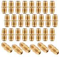 30-Pack 3/8" x 1/2" Brass Reducing Flare Union