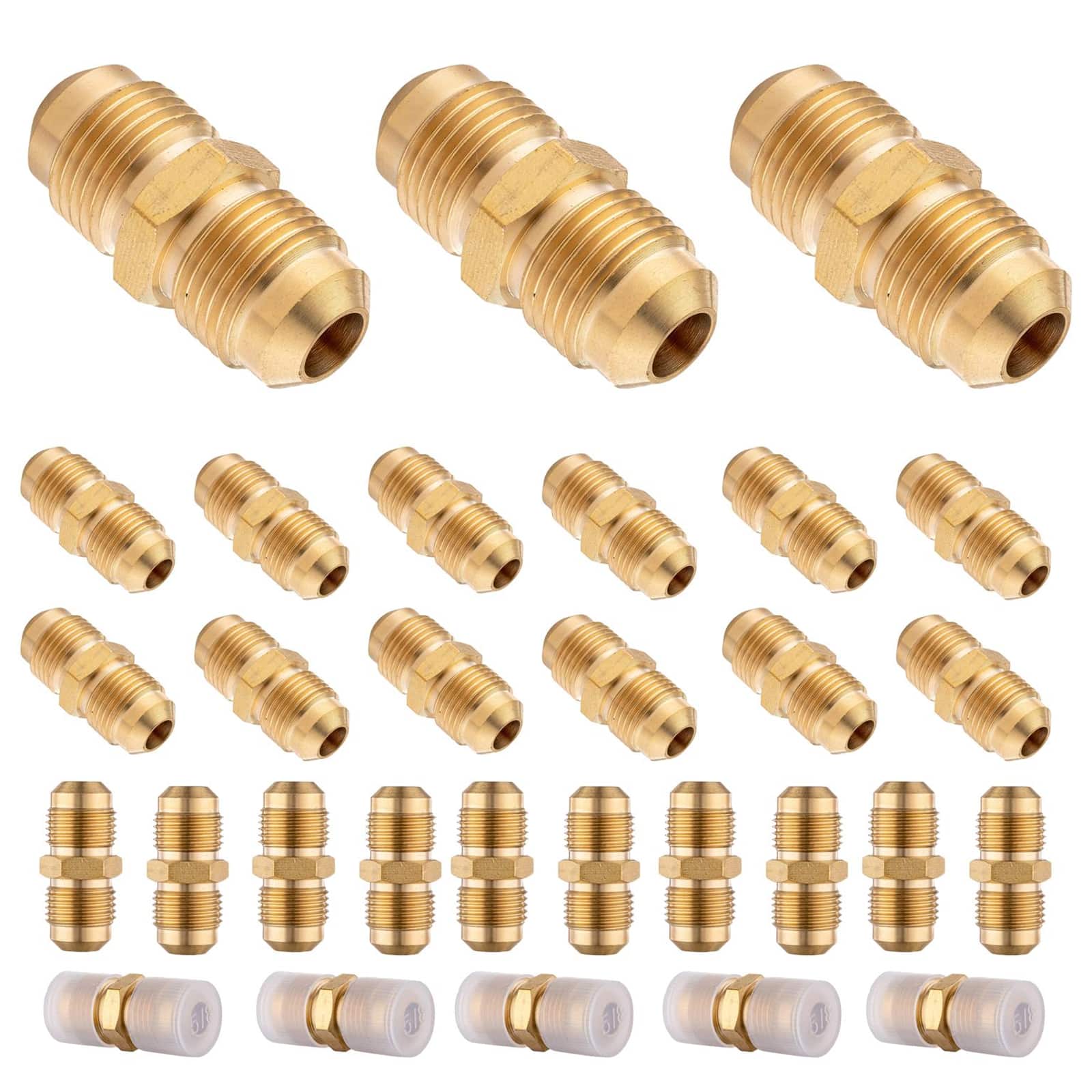 brass flare union 8