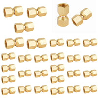 30-Pack 3/8" x 3/8" Swivel Brass Adapter