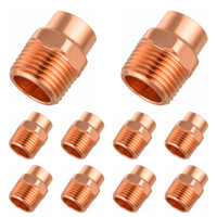 10-Pack 2" FTG x Male Threaded Street Adapter