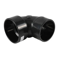 1-1/2" ABS DWV Vent Street ELbow (HUB x SPG)