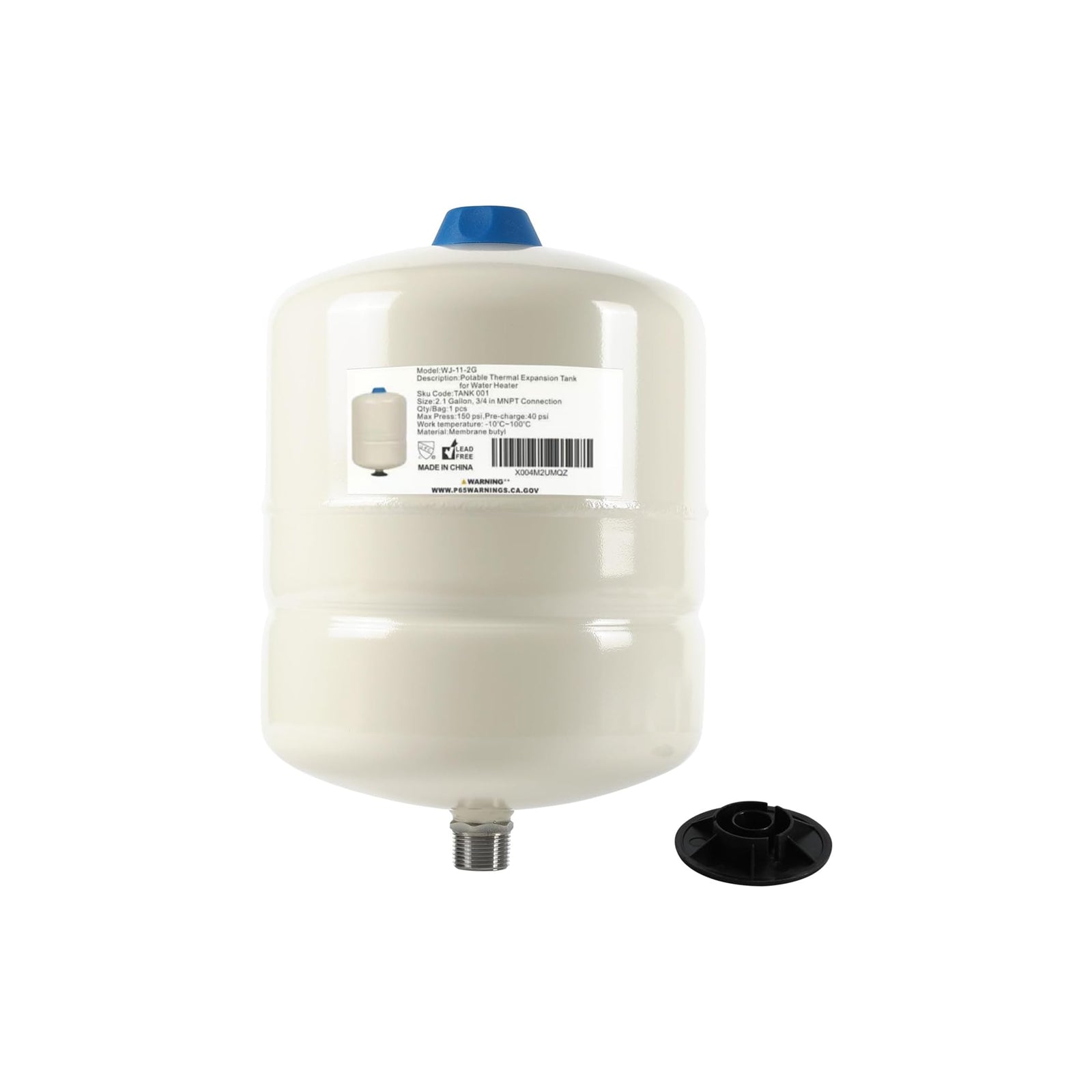 2.0 gal. thermal expansion tank