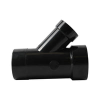 3" x 3" x 1-1/2" ABS DWV Spigot x HUB x HUB ABS DWV 45° Street Wye
