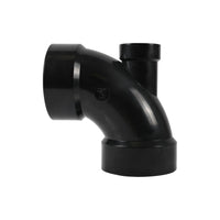 ABS DWV 1/4 Bend Elbows W/Low Heel Inlet - Pick Size to Add