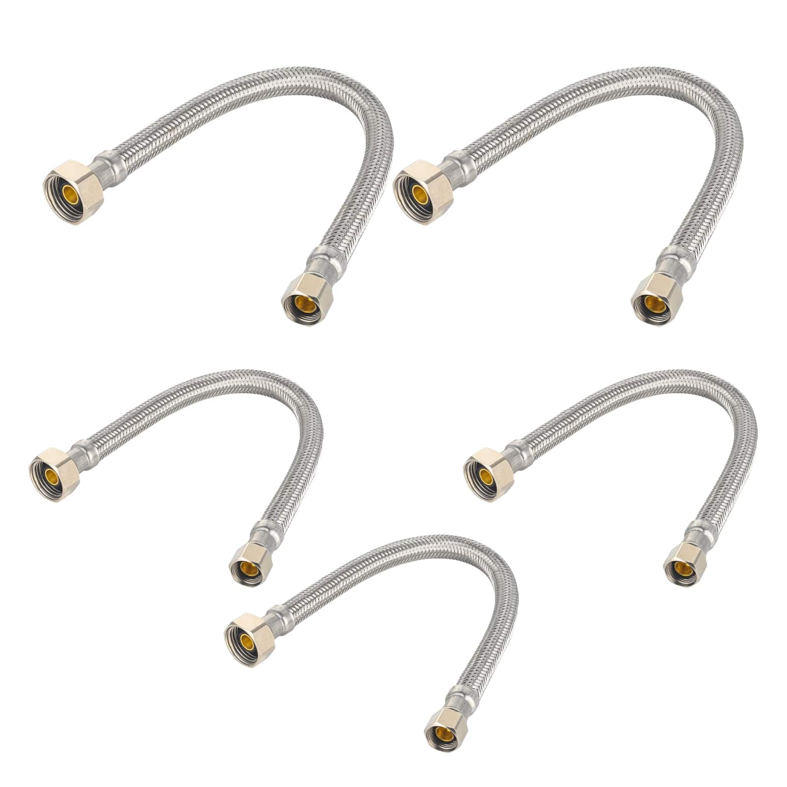 compression x mip ss braided faucet hose 6