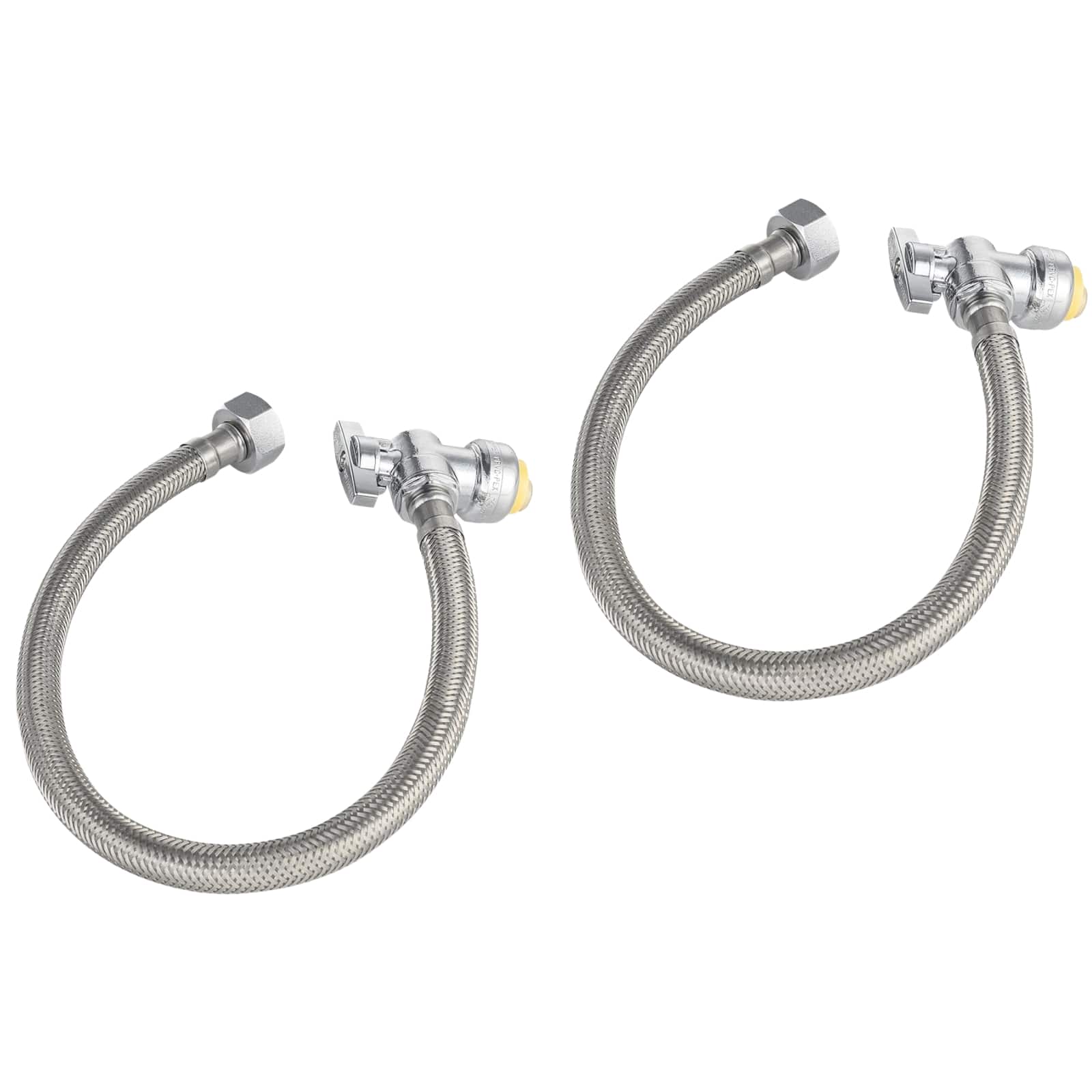 1 2 push x 1 2 fip faucet hose connector with stop valve 5