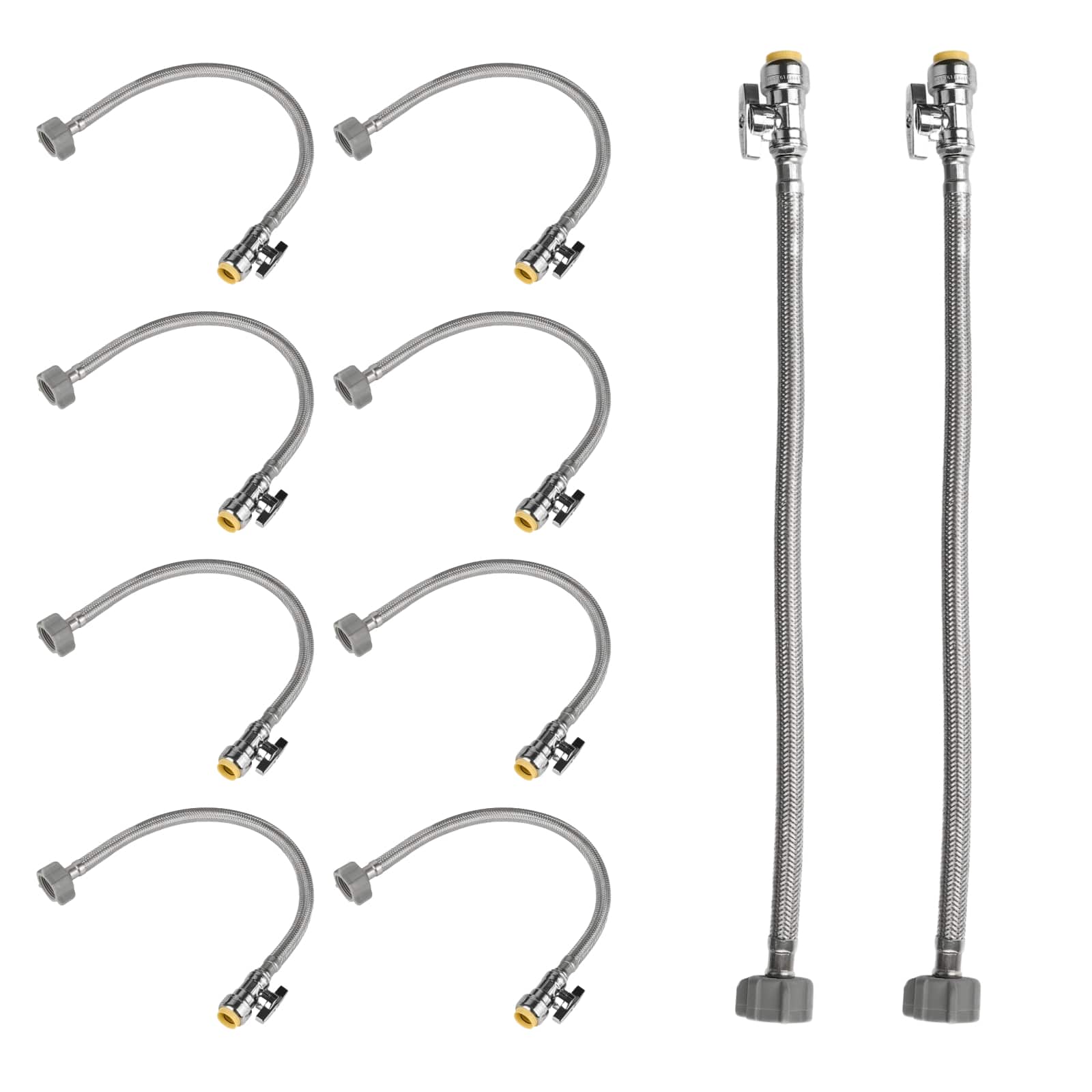 1 2 push x 7 8 bc toliet hose w h stop valve 10