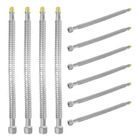 10-Pack 3/4" FIP X 3/4 PEX A Expansion X 24" SS Corrugated Hose