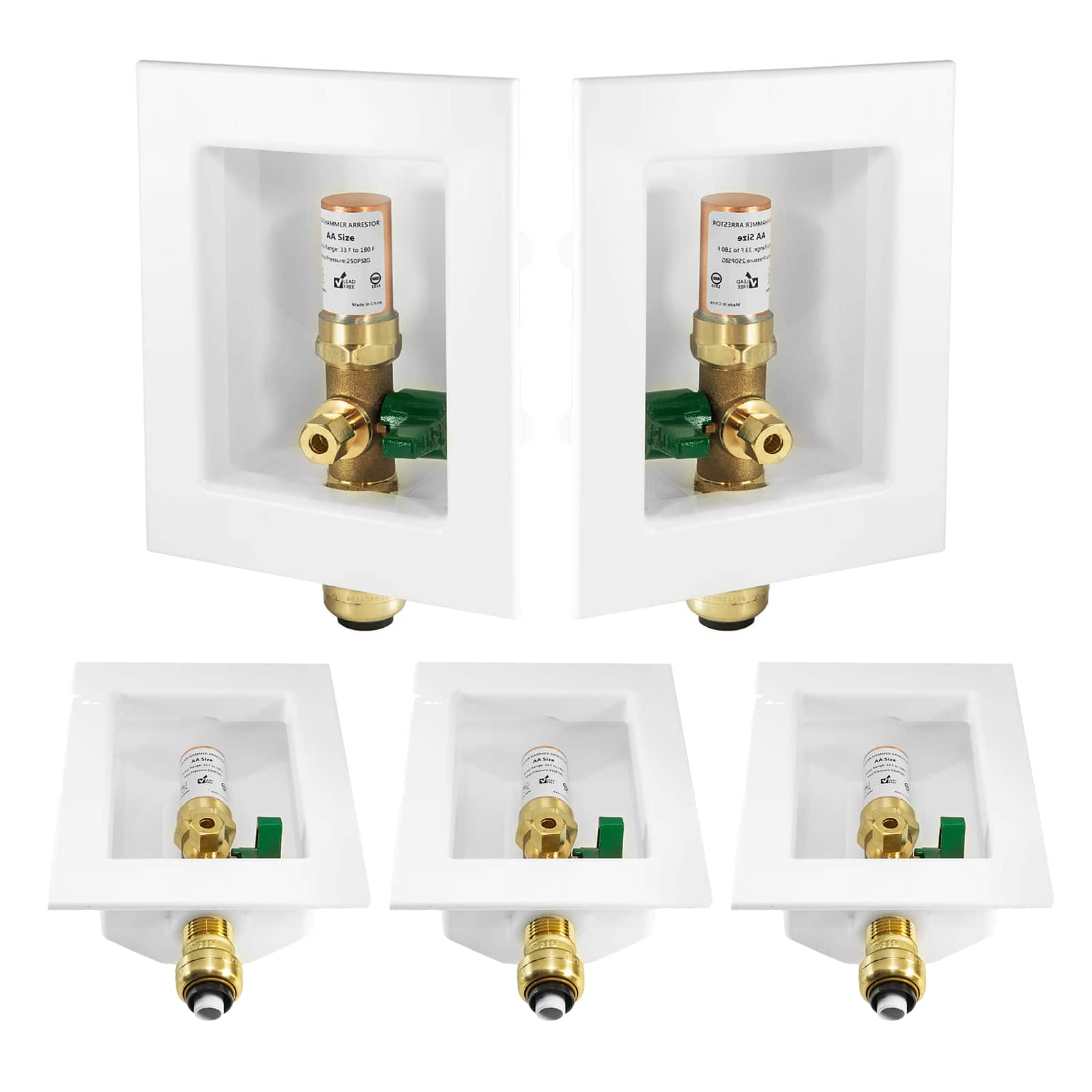 push fit inlet ice maker outlet box 13