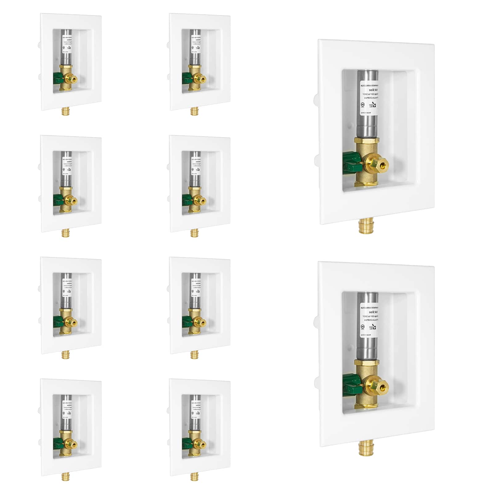 pex expansion f1960 inlet ice maker outlet box 18