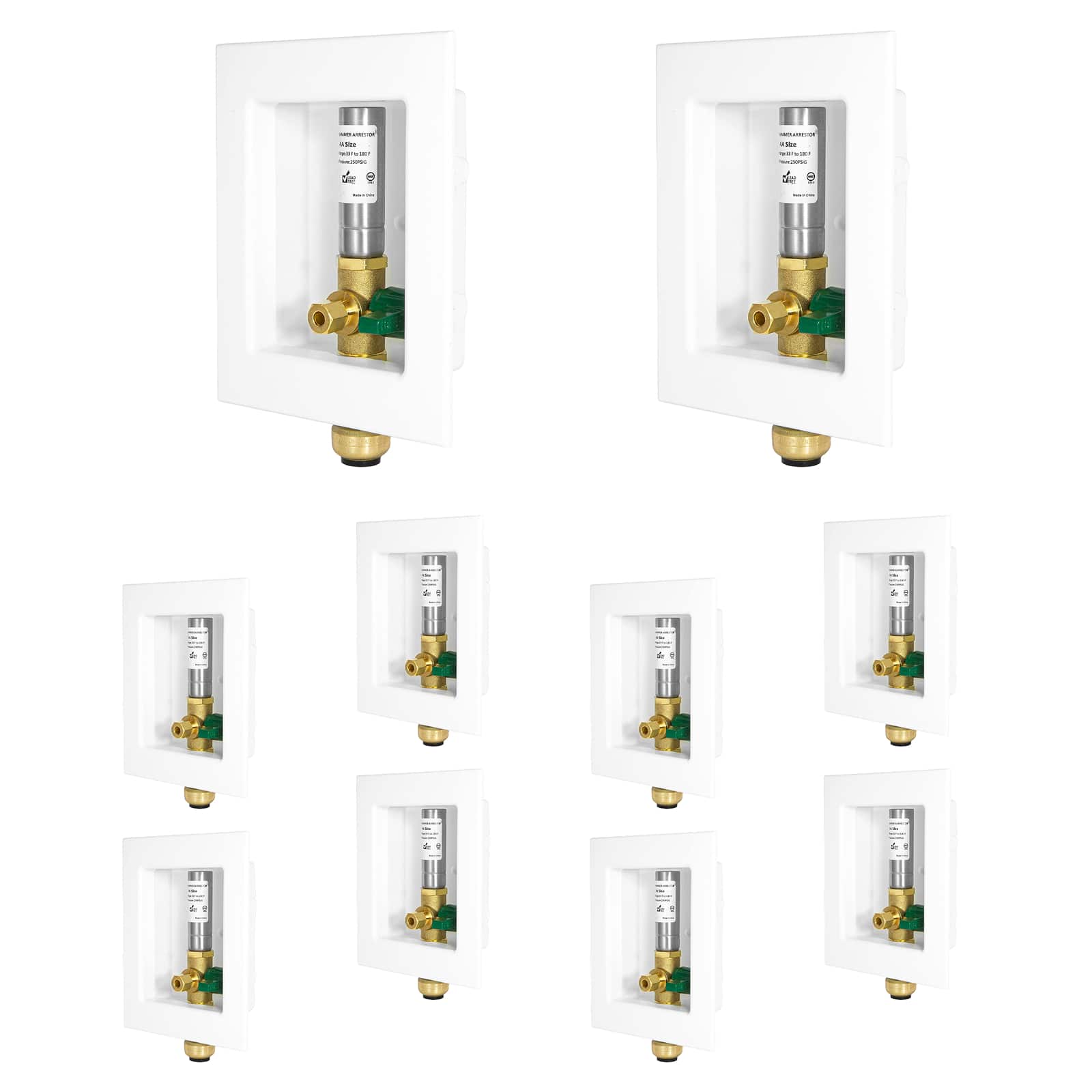 push fit inlet ice maker outlet box 18