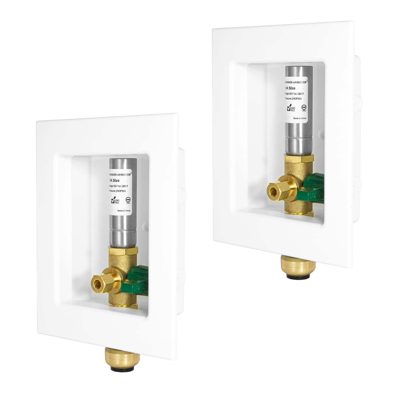 push fit inlet ice maker outlet box 16