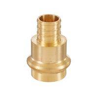 3/4" press 3/4" pex crimp brass adapter (lead free)