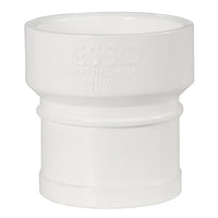 4" PVC DWV No-HUB Adapter