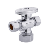 5/8"-od-compr.-x-3/8"-od-compr.-x-3/8"-od-compr.-dual-outlet-angle-stop-valve,-1/4-turn-(lead-free)
