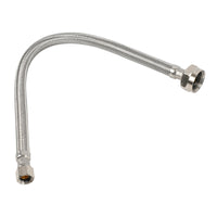 20-inch 3/8" C x 7/8" BC, SS Toliet Connector w/ Metal Nut